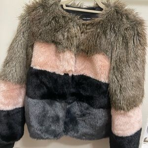 Faux fur coat